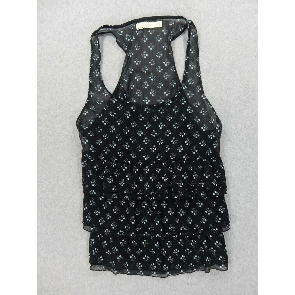 Pins and Needles SleeveLess Blouse‎ (Women's Medium) Black